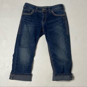 Silver | Suki Surplus Denim Capri’s